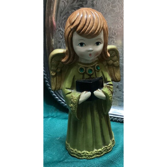 Vintage Set of 3 Singing Christmas Angels Choir Ardo Japan Ceramic MCM Complete - Picture 4 of 16